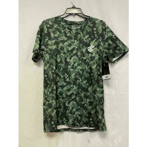 Roca Wear Logo T-Shirt Green Camo Size Medium